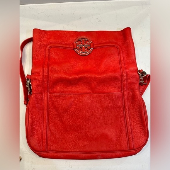 Tory Burch Amanda fold over bag crossbody or clutch gold hardware - Picture 5 of 9